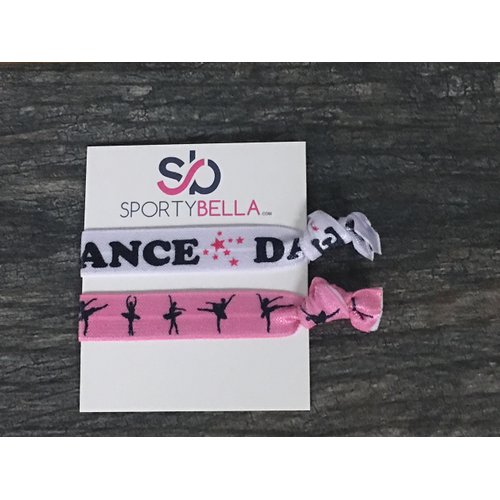 Girls' Dance Hair Accessories - Hair Ties, Elastics, Party Favors, and Recital Gifts for Ballet and Dance Teams