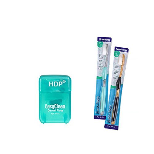 HDP Euro-Tech Corded Electric Toothbrush Pack of 2 with Bonus Floss