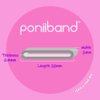 PONIIBAND Premium Hair Elastic Tie Bands Latex-Free (20mm x 2mm x 0.4mm, Neon Mix) 2,000 pcs
