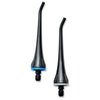 ToiletTree Products Poseidon Oral Irrigator Replacement Tips, Twin Pack (2 Tips), Black