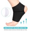 Plantar Fasciitis Arch Socks with Gel Pads, Arch Ankle Support Sleeves for Flat Feet, Compression Ankle Arch Brace Wrap for Men and Women, Heel Spurs, Flat Foot, High/Low Arch Pain Relief, 1 Pair