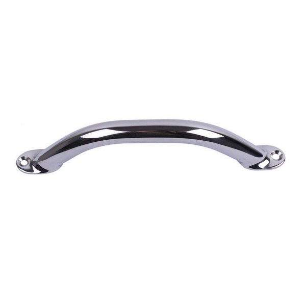 Boat Grab Bar, Stainless Steel 9 inch Grab Handle Handrail Polished Round Tube for Marine Boat Yacht