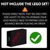BRICKSHINING LED Lighting Compatible with Lego Halloween Barn 40721, Light Kit Compatible with Lego 40721, Giving Light to Model, NOT Included The Model Set（Customized Version）