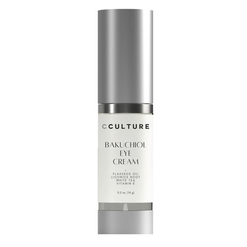 CCULTURE Bakuchiol Retinol Alternative Eye Cream with Flaxseed OIl, Licorice Root, Vitamin E & White Tea | 0.5 oz. (14 g)