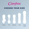 Carefree Acti-Fresh Body Shaped Panty Liners, Flexible Protection that Molds to Your Body, Long, 112 Count (Pack of 1)