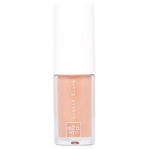 M2U NYC Hydrating Liquid Blush, Soft Cream Blush Makeup, Liquid Blush for Cheeks, Weightless, Long-Wearing, Smudge Proof (Peach-Sweet Peach)
