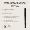 Sandstone Scandinavia Brown Waterproof Eyeliner Pencil - Vegan Hypoallergenic Eyeliner for Sensitive Eyes - Smudge Proof Gel Eyeliner Brown - Anti-Aging Properties Hypoallergenic Makeup