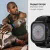 Spigen Rugged Armor Pro Designed for Apple Watch Case with Band Series 9/8/SE2/7/6/SE/5/4 41mm/40mm - Black