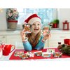 D24TIME Winter Christmas Craft Kit 24pcs DIY Christmas Tree Ornament Christmas Gingerbread House Craft Sticker Make Your Own Christmas Crafts Project for Home Classroom School Game Activities