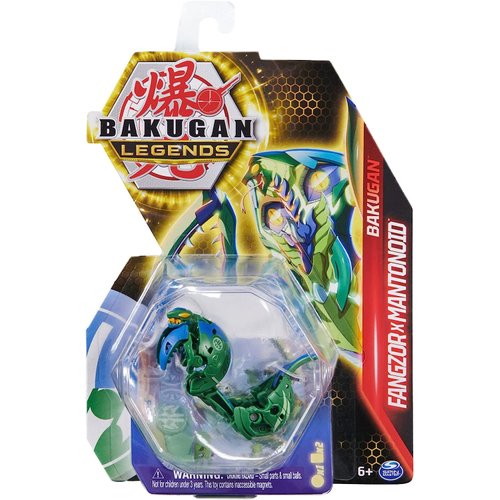 Bakugan Legends 2023 Fangzor x Mantonoid 2-inch Core Collectible Figure and Trading Cards