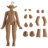 XiDonDon New 1/12BJD Doll Body for GSC Head,OB11 Doll Replace Body, with Animal Body Accessories,Three Uses,Action Figures (Cinnamon)