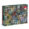 Galison Handmade Wreaths – 1000 Piece Puzzle Fun and Challenging Activity with Bright and Bold Artwork of A Wreath Collection for Adults and Families