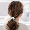 6 Pack Cow Print Hair Band for Women, Non-Slip Elastic Hair Tie Ropes for Ponytail Holder Cows Hair Scrunchies Accessories for Curly Straight Thick Thin Fine Hair