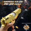 DaoDaoZhu Soft Bullet Toy Gun Shell Ejecting with 48 Bullets, Gold Toy Guns for Boys, Toy Pistol Fidget Gun, Realistic Play Gun Model, Halloween Christmas Birthday Gifts for Boys Kids Adults Age 8+