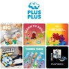 Plus Plus 3D Puzzle Building Block Set, 70 Mini Interlocking Pieces, Fun Holiday Activities for Kids - Snowflake Mini Maker Tube