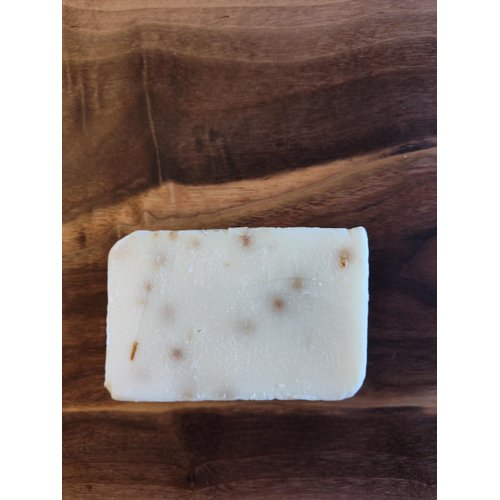 LAVENDER W/SEEDS - Amish Goat Milk Soap - single 4 oz bar