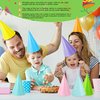 Rcanedny 40 Pcs Colorful Party Hats Bright Birthday Paper Cone Hat for Birthday Christmas New Year Party Supplies Graduation Celebration, 8 Colors