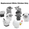 Replacement Part for Fisher-Price Little People Nativity Set - FPT07 ~ White Chicken ~ Works with Many Sets