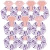 10 PACK Bridesmaid Scrunchies Bridesmaid Proposal Gifts Elastics Hair Ties Bachelorette Party Favors Bridesmaid Gift for Bridal Wedding Party(To Have and To Hold Your Hair Back) Purple