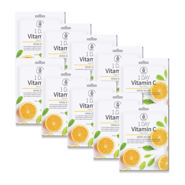 MED B 1 Day Collagen Mask Pack, a pack of 10