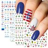 TailaiMei Summer Nail Decals Stickers, Self-Adhesive DIY Design Nail Art Decorations (12 Sheets)