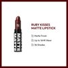 Ruby Kisses Lipstick, Matte Finish, Long-Lasting, Highly Pigmented, Smooth Apply, Full Coverage Lip Color Makeup (Mulberry)