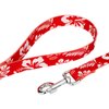 Country Brook Petz - 1/2 Inch Red Hawaiian Dog Leash - 6 Foot