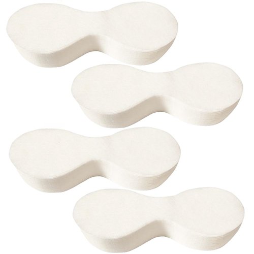 HNOYGNU 400 Sheets Disposable Eye Mask Paper, Non Woven DIY Eye Paper, Cotton Spa Eye Pads for Facials, Disposable Eye Pillow Covers Moisture Retention