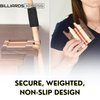 BILLIARDS XPRESS Pool Stick Holder, Portable Cue Stick Claw Rack Holds Cues Against Table, Bar or Chair – Weighted Solid Wood with Rounded Edges and Non-Slip Pad (3 Wood, 3 Cue Holder)