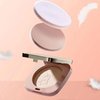 Face Compact Powder Makeup ，Pressed Powder Long Lasting Oil Control Waterproof Sweatproof Powder，Makeup for Flawless Finish All Day，Christmas date artifact （8030）