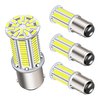 RVZONE 1142 1076 1130 1176 1075 S8 BA15D LED Bulbs, Super Bright 3014 105SMD LED Replacement for 12 Volt RV Camper Trailer Boat Trunk Interior Lights 4-Packs White