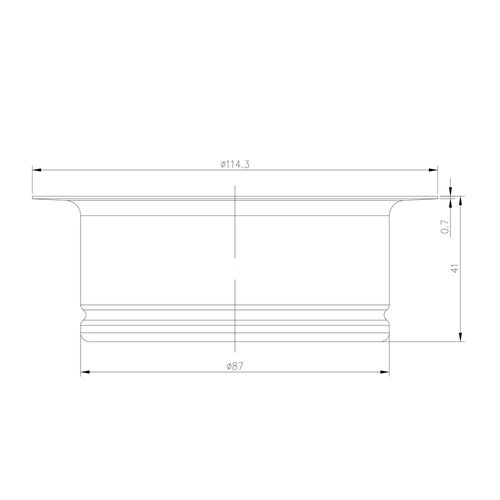 Kitchen Sink Flange Stopper Stainless Steel - Universal Garbage Disposal Flange for Fit 3-1/2 Inch Standard Sink Drain Hole, Sink Flange Replacement Accessories1