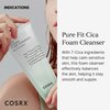 COSRX Pure Fit Cica Creamy Foam Cleanser, 5.07 fl oz / 150ml | Mild Cleanser for Sensitive Skin | 91% Naturally Derived Centella Complex | Animal Testing Free, Paraben Free, Korean Skin Care