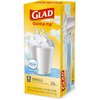 Glad Trash Bags, Small Garbage Bags - OdorShield 4 Gallon White Trash Bag, Gain Fresh Scent with Febreze - 26 Count (Pack of 6)