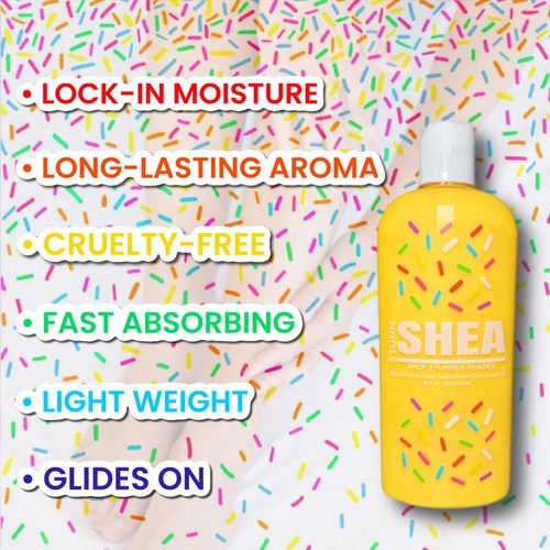Shop Stunner Shades | Birthday Cake Nourishing Daily Moisturizering Body Lotion with Shea Butter. Lighweight and Smooth, 8 fl oz