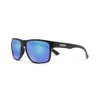 Suncloud Rambler - Polarized Sunglasses - for Men & Women - Matte Black + Polarized Blue Mirror Lenses