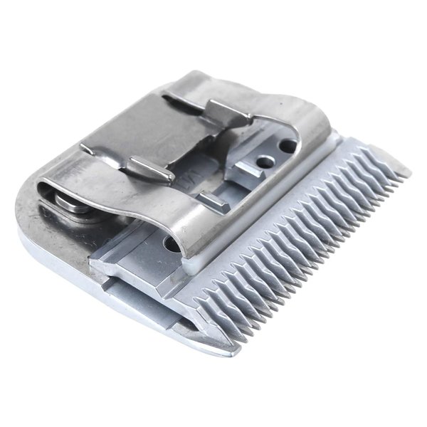 ATIODYUUK Upgraded Dog Grooming Clipper Replacement Blades for Andis Pet Clipper/Oster A5/Wahl KM Series Dog Clipper with Ceramic Blade & Stainless Steel Blade-0.25mm Cut Length
