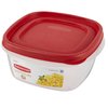 Rubbermaid Easy Find Lids Food Storage Container, 5 Cup, Racer Red