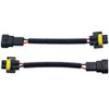 9005 HB3 9006 HB4 Male to H11 H8 H9 Female Conversion Connector Wiring Harness Headlight Fog Light Plug Cable Socket Connector (9005 9006 Male to H11 Female)