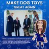 Nancy Pelosi Dog Toy for All Breeds | Crazy Nancy Chew Toy with Squeaker, Republican Gag Gift, Triple Stitched Durable Polyester, 12” Small