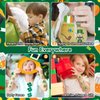 EMOME 50 Sheets Glitter Shamrock Tattoos Stickers, Individually Wrapped Glitter Irish Tattoo Stickers St Patricks Day Decorations Accessories, Glitter Temporary Tattoos for Kids St. Patrick's Day