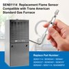 Hunter-wish SEN01114 Flame Sensor for Trane Furnace - Flame Sensor Igniter Sensing Rod for Trane XR80 XR90 XB80 XE80 and American Standard Gas Furnace, Replace SEN00491 SEN0337 B340888P01-2PCS