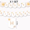 Boho Sun Happy Birthday Banner First Trip inspired Around The Sun Birthday Banner Boho Sun Party Decorations Boho Hippie Sunshine Boho Sun Baby Shower Party Supplies Decorations