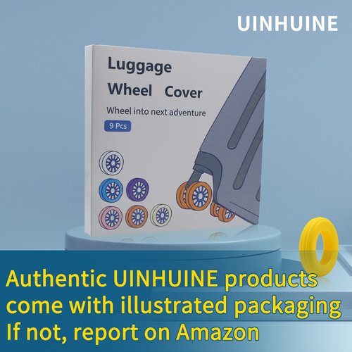 9Pack Luggage Suitcase Wheels Cover Carry on Luggage Wheels Cover for most 8-spinner Wheels Luggage Sets