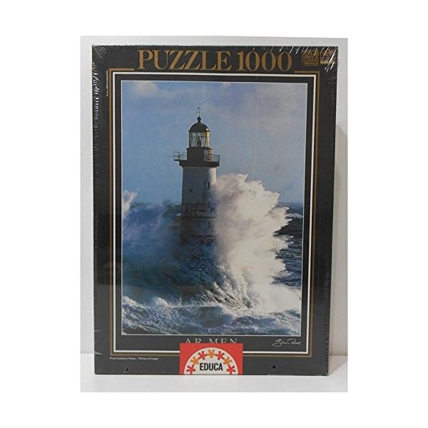 Educa 1000 Piece Puzzle AR Men Lighthouse by Guillaume Plisson. Fully Interlocking 68 X 48cm