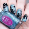 Whats Up Nails - Honeycomb Nail Vinyl Stencils for Nail Art Design (1 Sheet, 12 Stencils)