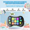 YouJabz Upgraded Flashing Handheld Game for Kids, Fast Push Fidget Game Toy, Quick Push Light Up Fidget Electronic Game Console for Teens, Christmas Birthday Gifts for 3-12 Year Old Boys Girls