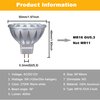 ALIDE MR16 Led Bulbs 5W Replace 20W 35W Halogen Equivalent,2700K Soft Warm White,12V Low Voltage MR16 GU5.3 Bulb Spotlights for Outdoor Landscape Flood Track Lighting,Not Dimmable,450lm,38 Deg,6 Pack