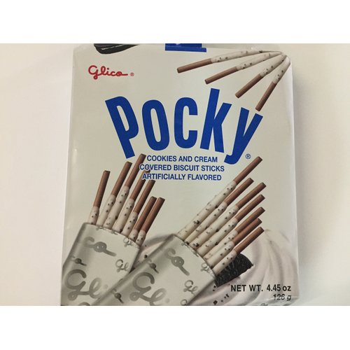 Glico Pocky Chocolate 9 Packs Japanese Snack Party Pack -- Cookies and Cream Flavor