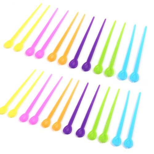 300Pcs Plastic Hair Roller Picks Pin Hair Curler Roller Pin Hairdressing Tool for Hair Curling Styling Accessories, Random Color